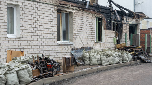 Professional Fire Damage Repair technician working in Essington, PA